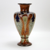 Doulton Lambeth Art Nouveau Stoneware Vase Decorated by Frank Butler