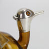 Novelty Sterling Silver Glass Duck Liqueur Decanter by Asprey