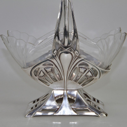 WMF Art Nouveau Silver Plated Flower Basket