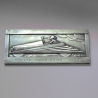 Art Deco French Silver Plated Bronze Motoring Plaque Signed H Demey