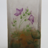 Daum Art Nouveau Rectangular Cameo Glass Vase