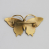 Marius Hammer Silver Gilt and Enamel Butterfly Brooch