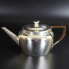 Christpoher Dresser by Hukin & Heath Silver Plated Picnic Teapot Creamer and Sugar