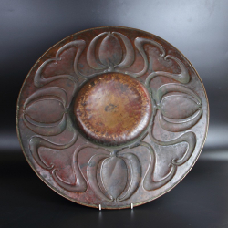Arts and Crafts Copper Charger