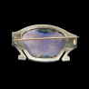 Murrle Bennett Silver and Enamel Brooch with Gold Pin
