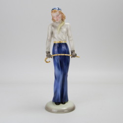 Goldscheider (Austrian) Art Deco Figurine by Stefan Dakon of Ginger Rogers