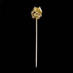 Art Nouveau 18ct Gold Stick Pin (c.1900)
