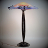 Art Deco Table Lamp by David Guéron Signed Degue