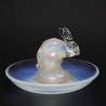 René Lalique Opalescent Glass 'Lapin' (Rabbit)