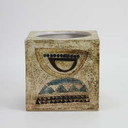 Troika (Cornwall England) Square Box Vase by Honor Curtis