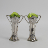 WMF Pair of Art Nouveau Silver Plated Flower Vases (c.1906)