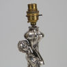 WMF Art Nouveau Maiden Silver Plated Table Lamp