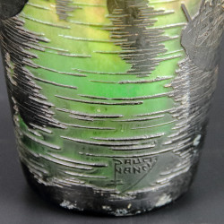 Daum Nancy Cameo Glass Vase, France