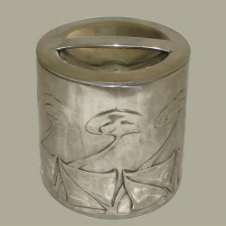 Archibald Knox for Liberty & Co Pewter Biscuit Box