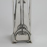 WMF Pair of Art Nouveau Silver Plated Vases