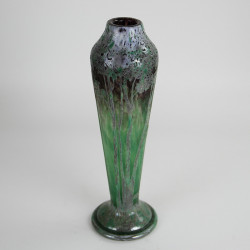 Daum - Nancy, France, est. 1878 - Cameo Glass Landscape Vase