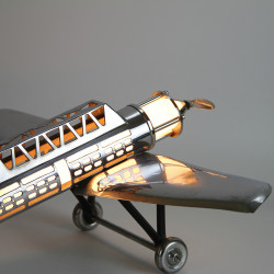 Large Art Deco Table Lamp Based on An American Harvard Texas Training Plane
