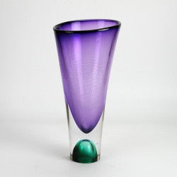 Kosta Boda (Sweden) Glass Vase Designed by Göran Wärff (c.1999)
