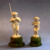 Ferdinand Preiss Fisher Boy and Girl With Fly Ivory Pair