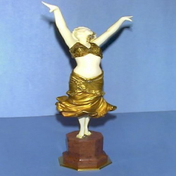 Paul Phillipe RADA Bronze & Ivory Figure