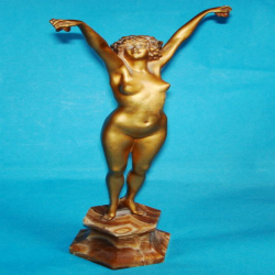 Claire Colinet Andalucian Dancer Bronze Figure