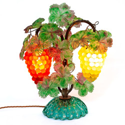 Murano Table Lamp with Two Bunches of Grapes (c.1935)