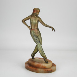 Art Deco Spelter Dancer Attrib Josef Lorenzl (c.1925)