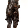 Bruno Zach Large Art Deco Bronze Figure 'Stolen Hearts'