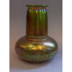 Loetz Vase Glass Signed by Pontil