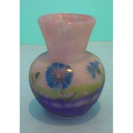 Daum Glass Cameo Vase. Circa 1900