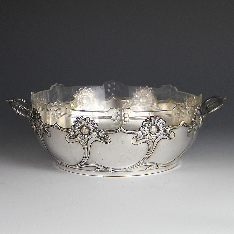 WMF Art Nouveau Silver Plated Salad Bowl (c.1906)