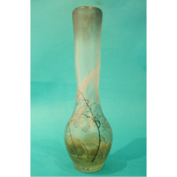 Antique Daum "Rain Vase". Signed to Bottom. Circa 1900