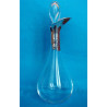 Archibald Knox for Liberty & Co Clear Glass and Silver Collar Decanter