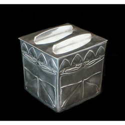 Archibald Knox for Liberty & Co Pewter Biscuit Box