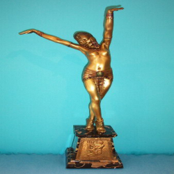 D.H. Chiparus Egyptian Dancer Bronze Figure