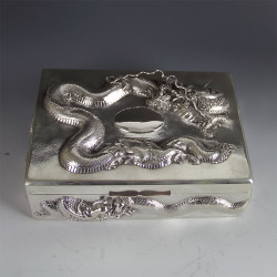 Large Silver box by Wang Hing (c.1920)