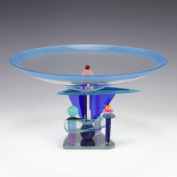 Murano Glass Centerpiece in the Style of Ettore Sottsass. (c.1985)