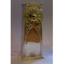 Liberty & Co Antique Pewter Clock Tudric 0291