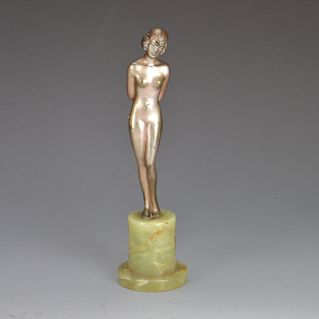 Josef Lorenzl Art Deco Bronze Nude Figure (c.1925)