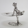WMF Art Nouveau Silver Plated Card Tay