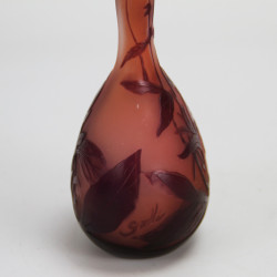 Émile Gallé Art Nouveau Cameo Glass Vase