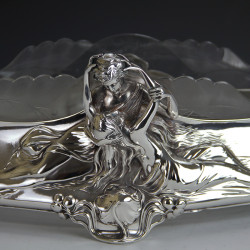 WMF Art Nouveau Silver Plated Flower Dish