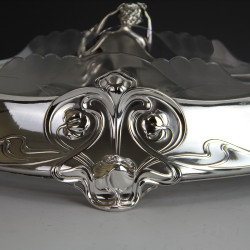 WMF Art Nouveau Silver Plated Flower Dish