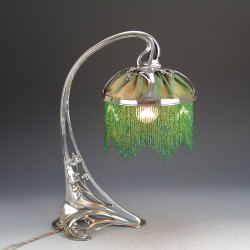 WMF Art Nouveau Silver Plated Table Lamp (c.1906)