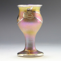 Johann Loetz Art Nouveau Silver Overlay Vase (c.1900)