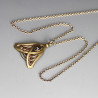 Heinrich Levinger Jugendstil / Art Nouveau 900 Silver Gilt Pendant