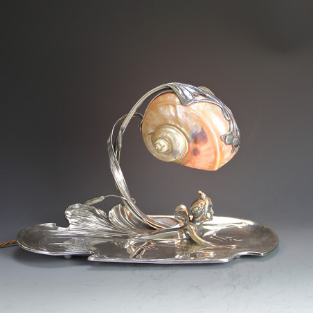 Moritz Hacker (1849-1932) Art Nouveau Table Lamp (c.1905)
