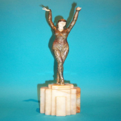 D. H. Chiparus Dourga Bronze and Ivory Figure