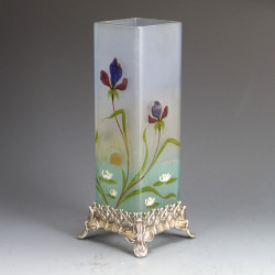 WMF Art Nouveau Vase with Legras Mont Joy Glass Liner (c.1900)