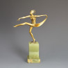 Josef Lorenzl Art Deco Bronze Scarf Dancer (c.1925)